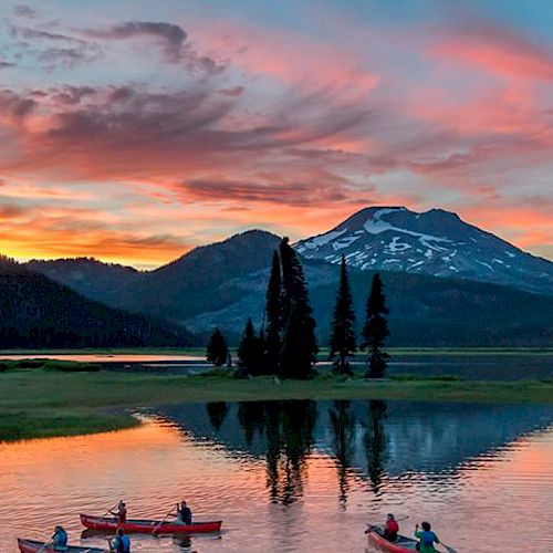 Canoeing at Sparks Lake