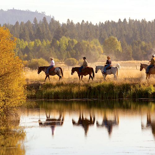 Trail Ride at the Sunriver Stables