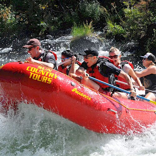 White Water Rafting with Sun Country Tours